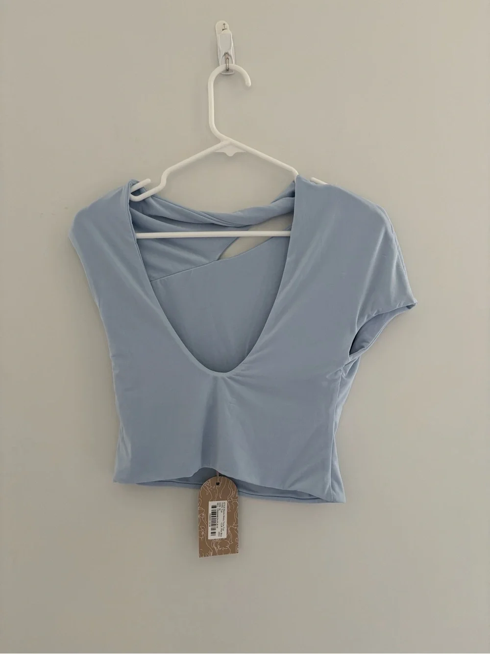 MESHKI Light Blue Cutout top and maxi skirt